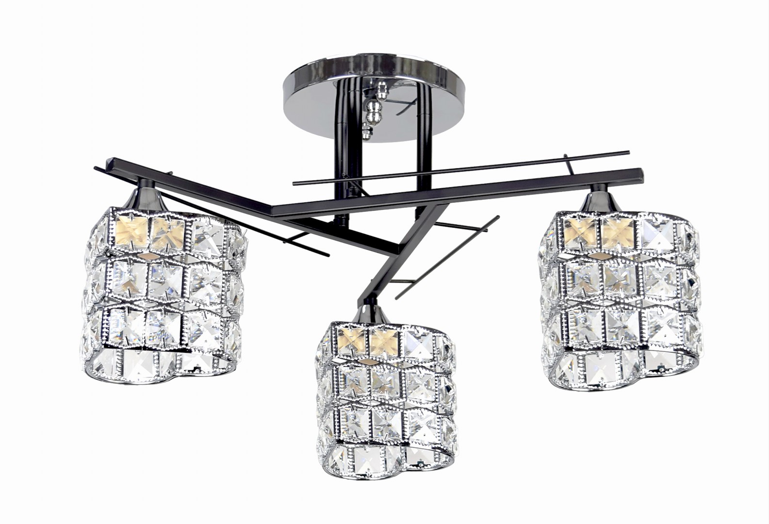 ДС91039B/3 BLK+CR (4) светильник потолочный