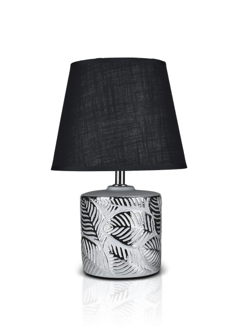 К-ES016 Sliver+Black shade H32см (24) светильник настольный
