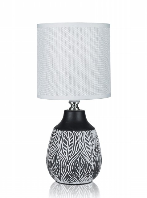 В-HS8372-1 black+white shade, размер: 130*130*275мм (24) светильник настольный
