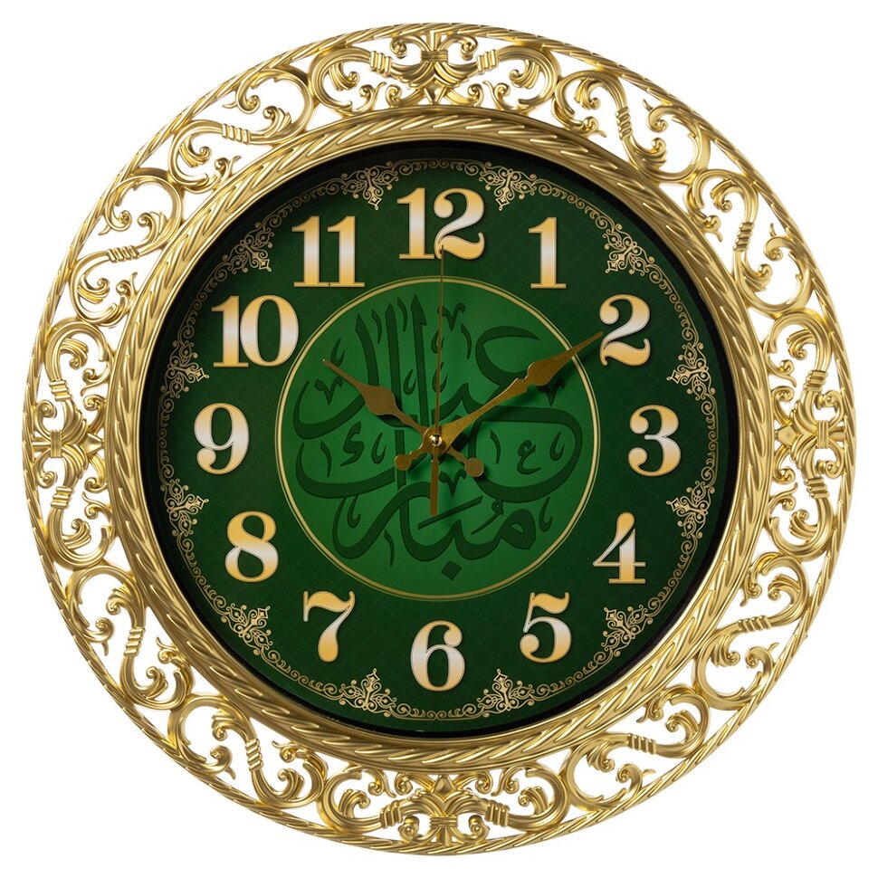 4051-115 (5) Часы настенные круг с узором d=39,5см [01110965]