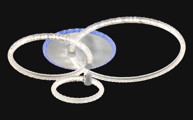 МС-XI3601A/3 WH (RGB) Led 52W+4W 3000K+4000K+6500K диммер (1) светильник потолочный
