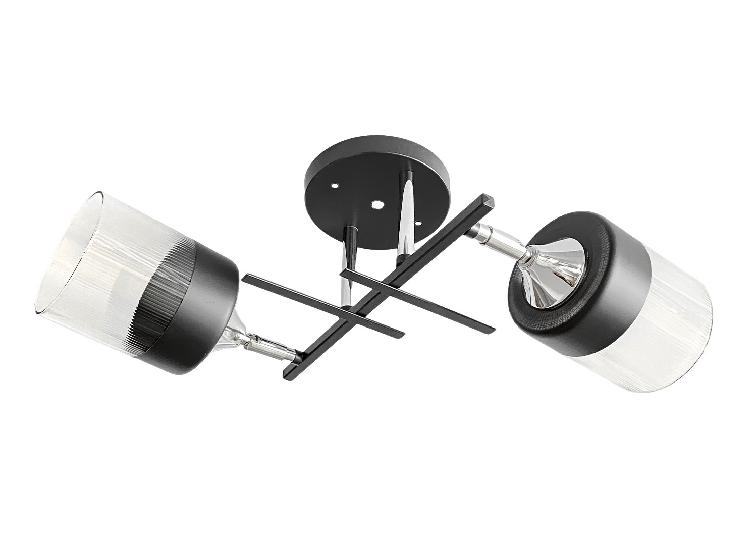 ДС2370B/2 BK+CR (6) светильник потолочный