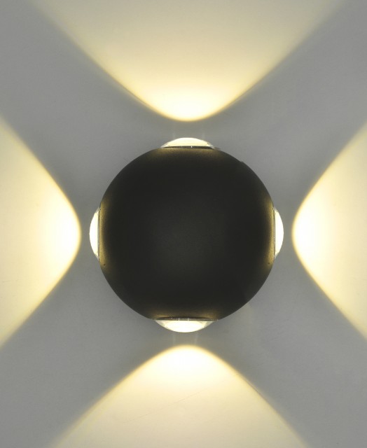 Х-B20939M/4 BK LED 4*3W 4000K (20) светильник настенный
