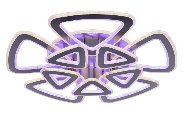 МС-LI8884/5+5 NICKEL (BL+YL) Led 270W+210W 3000K-4000K-6500K диммер (1) светильник потолочный