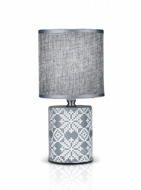 В-HS8444 grey+grey shade, размер: 130*130*260мм (24) светильник настольный