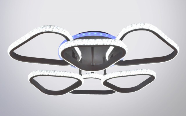 Х20701/3+3+1S COFFE подсветка RGB LED 120W 3000K-4000K-6000K диммер (1) светильник потолочный