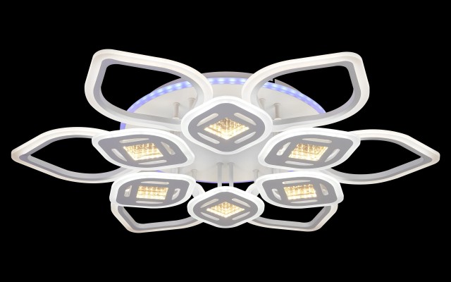 МС-LI8441C/6+6A WH (RGB) Led 180W+8W 3000K+4000K+6500K диммер (1) светильник потолочный