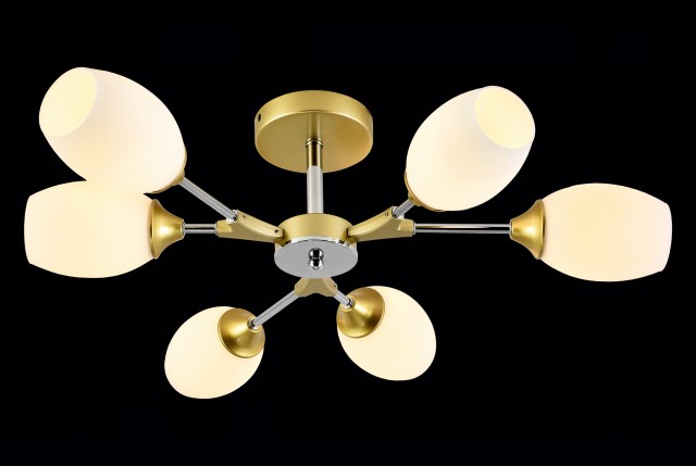 МС-XA1359B/6 GD+CR (4) светильник потолочный