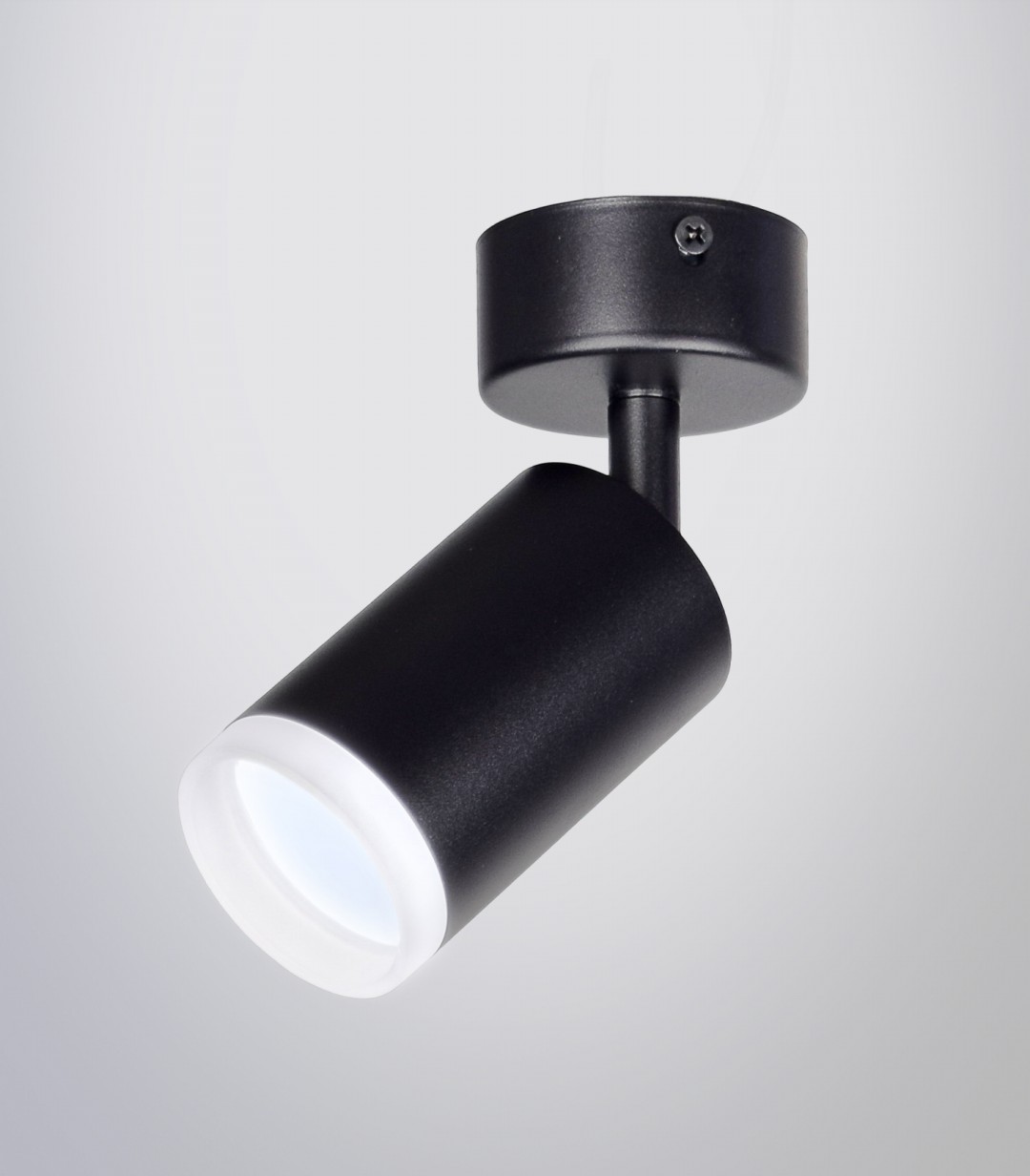 PRD-G 0016/1 BK+FR 60*53*160мм патрон: GU10 лампочка в комплект не входит (50) светильник потолочны