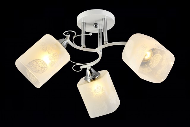 МС-XA1383B/3 WH+CR (6) светильник потолочный