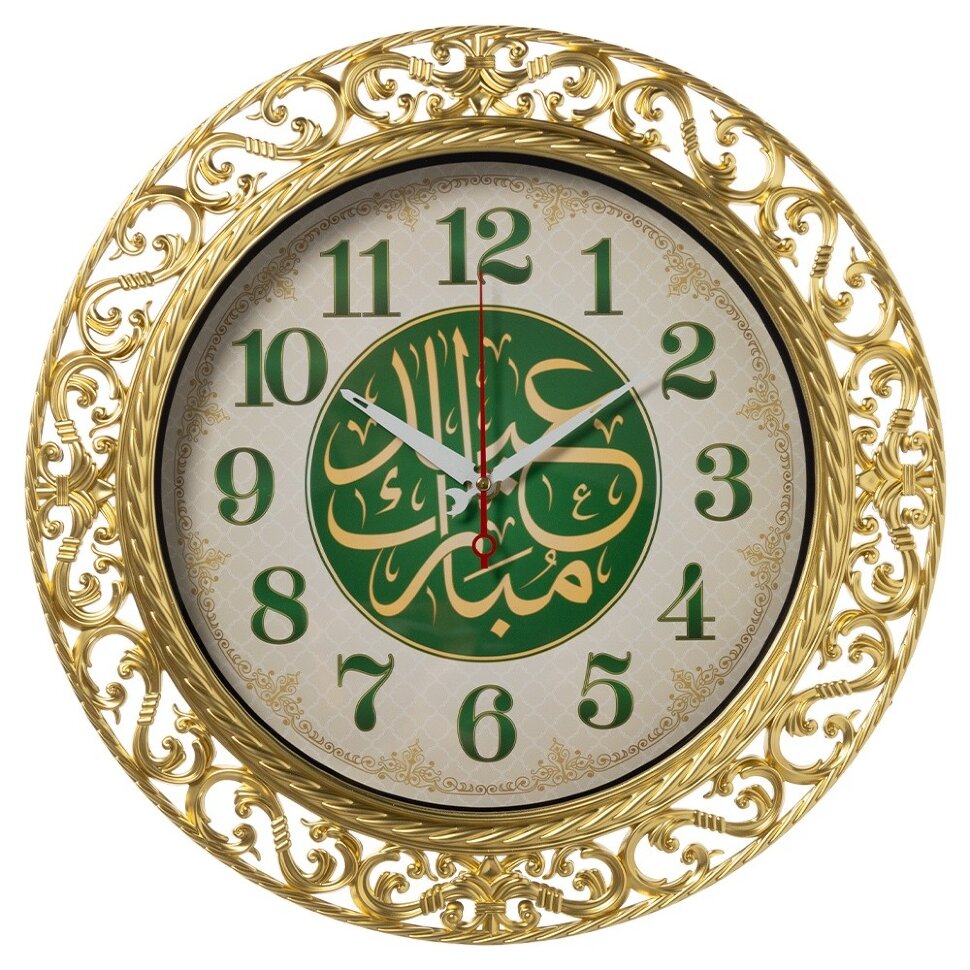 4051-116 (5) Часы настенные круг с узором d=39,5см [01110966]