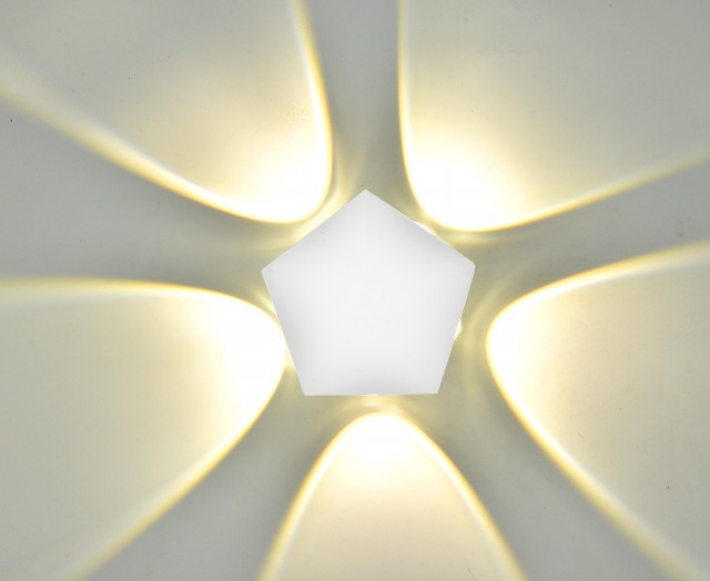 Х-B20951/5 WT LED 5*1W 4000K (25) светильник настенный