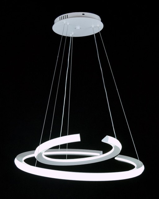 Б7471/2 WT D600мм+D400мм Led 188W 3000K+4000K+6500K диммер (1) светильник потолочный