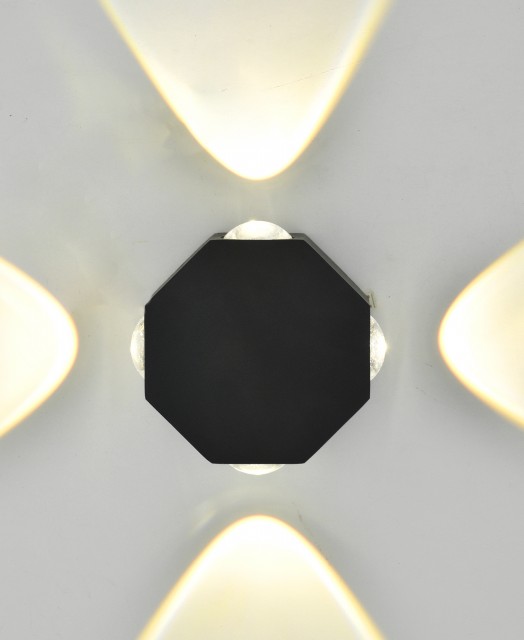 Х-B20945/4 BK LED 4*1W 4000K (100) светильник настенный