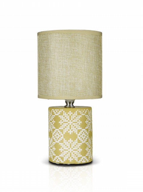 В-HS8444 beige+beige shade, размер: 130*130*260мм (24) светильник настольный