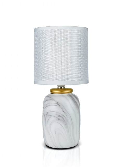 В-HS8476 white+white shade, размер: 130*130*280мм (24) светильник настольный