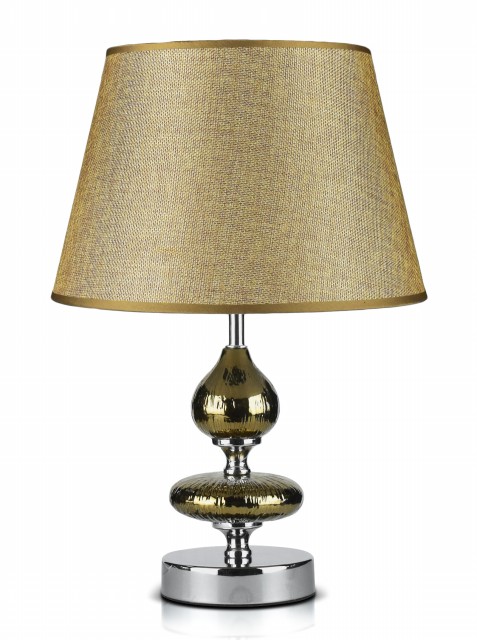 В-HS7567 brown+brown shade, размер: 300*300*460мм (8) светильник настольный