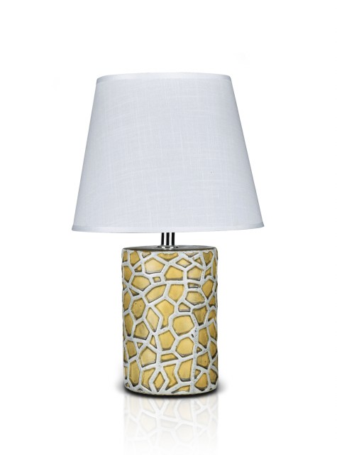 К-EA034 Ancient+White shade H33см (24) светильник настольны