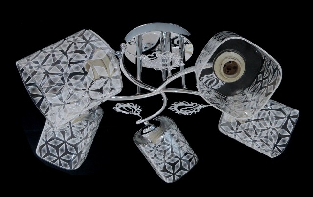 ДС9854B/5 CR (4) светильник потолочный