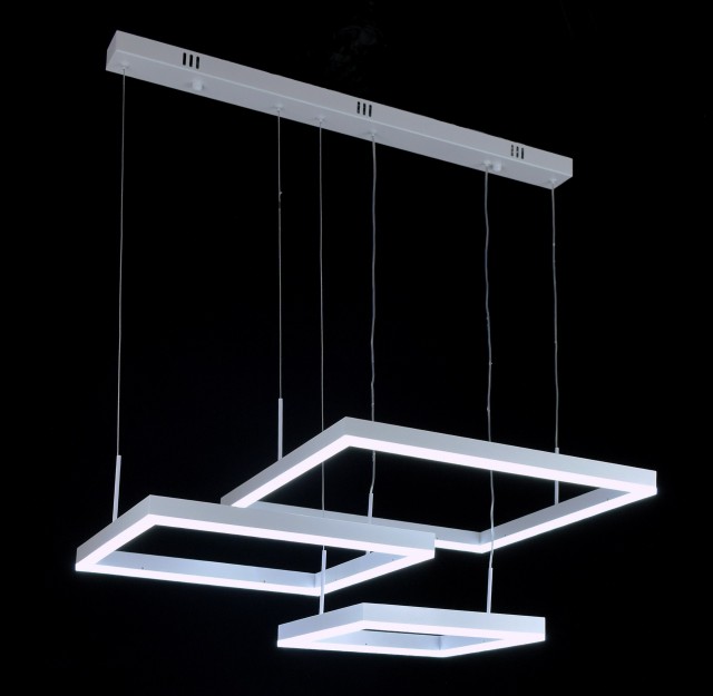 Б8689/3 WT D300мм+D400мм+D500мм Led 192W 3000K+4000K+6500K диммер (1) светильник потолочный