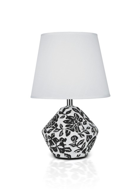 К-SV007 Black+White shade H31см (24) светильник настольный