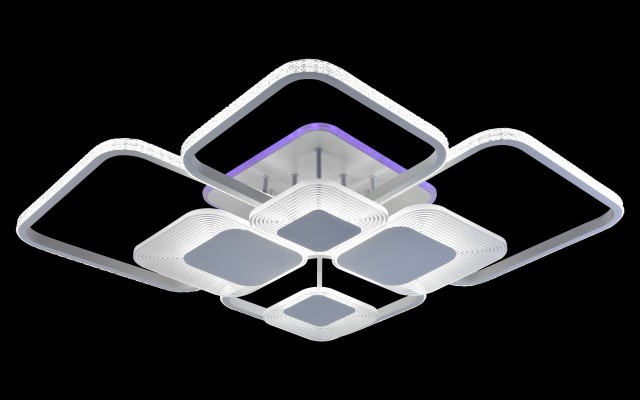 МС-DK5886B/8 WH (RGB) Led 139W+6W 3000K+4000K+6500K диммер (1) светильник потолочный