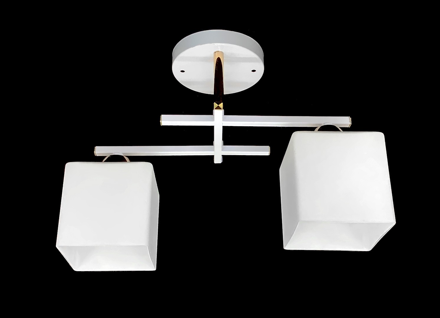 ДС6824D/2 WHI+FG (6) светильник потолочный