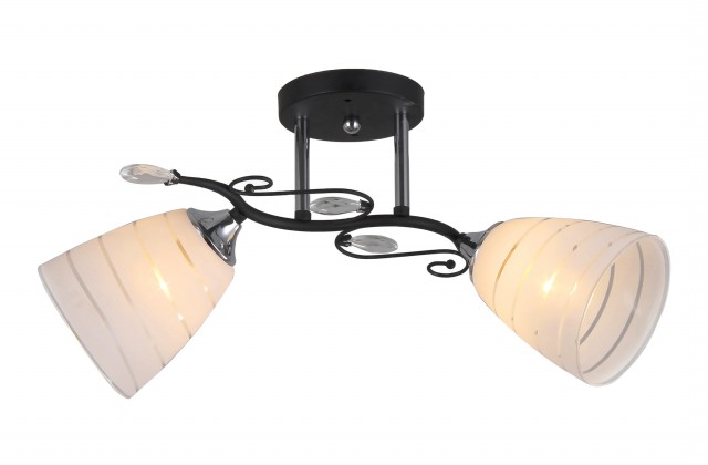 ВР-N2344/2 BK+CH (6) светильник потолочный