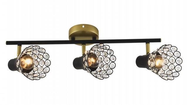 МС-DA6101/3 GD+BK (6) светильник потолочный
