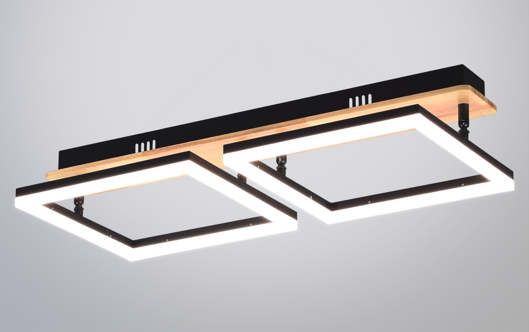 АР77081/2 L BK+WD Led 3000K+6500K 80W без пульта управления (1) светильник потолочный