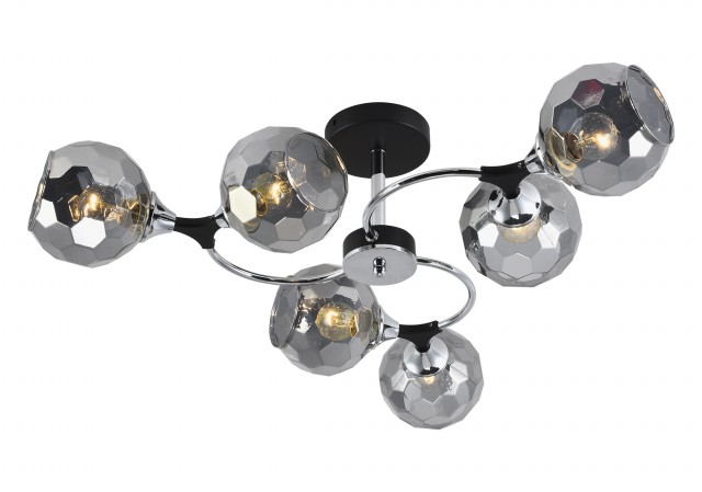 МС-XA1361/6 BK+CR (4) светильник потолочный