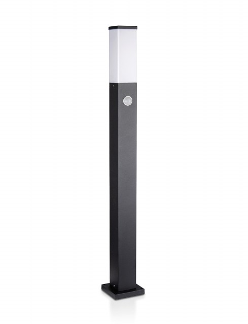 КХ-110-5 SBK (6) с датчиком движения E27 MAX40W высота 80см фонарь напольный (черный)