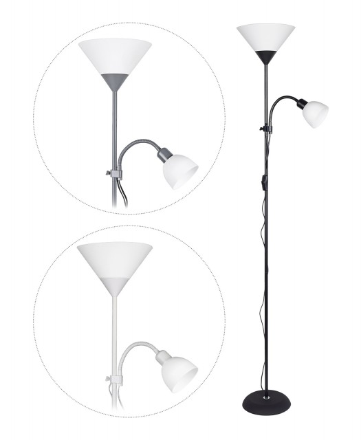 SM-306D Mix: black, white, grey 6шт в кор. H154см светильник напольный