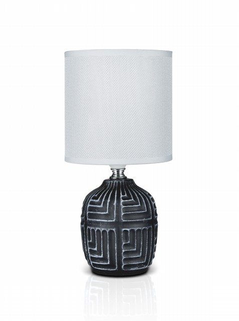 В-HS8368 black+white shade, размер: 130*130*265мм (24) светильник настольный